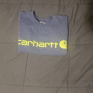 carhartt shirt thrifted cropped to medium in length the arms are still in large